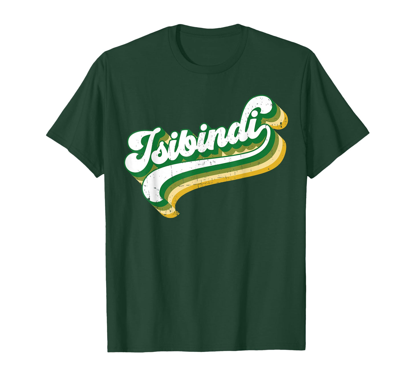 Isibindi - Colorful Groovy Retro Style School Spirit Wear T-Shirt