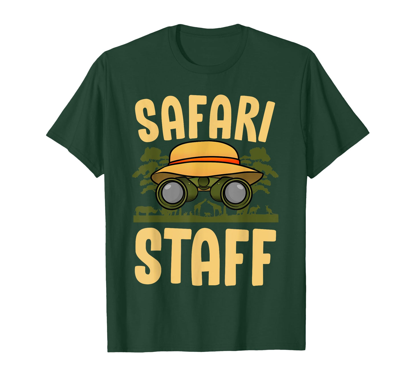 Safari Staff Art For Men Women Zookeeper Costume Zoo Jungle T-Shirt