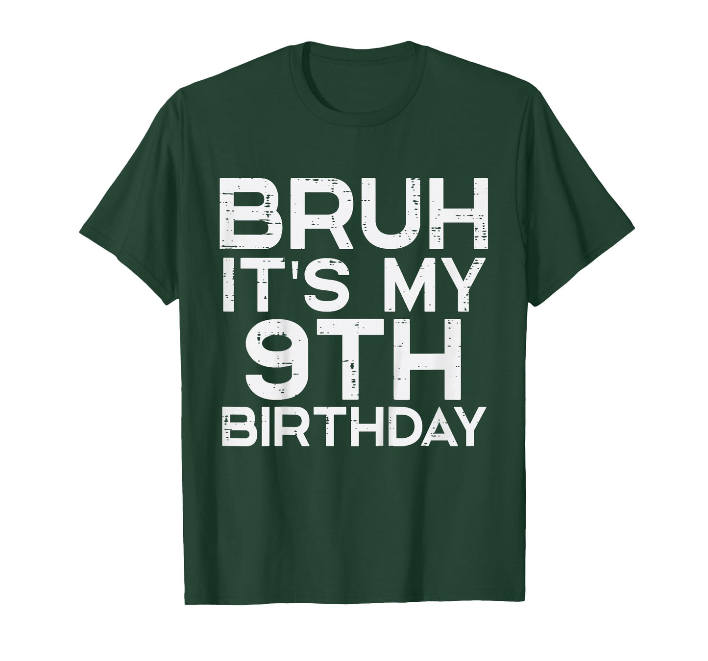 Kids Bruh Its My 9th Birthday 9 Year Old Bday Meme Boys Girls T-Shirt