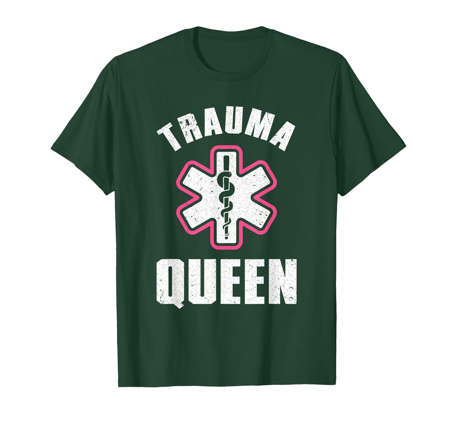 EMT Paramedic Gift EMS First Responder Accessories Funny Paramedic Design For Women Girls EMT Trauma Queen T-Shirt