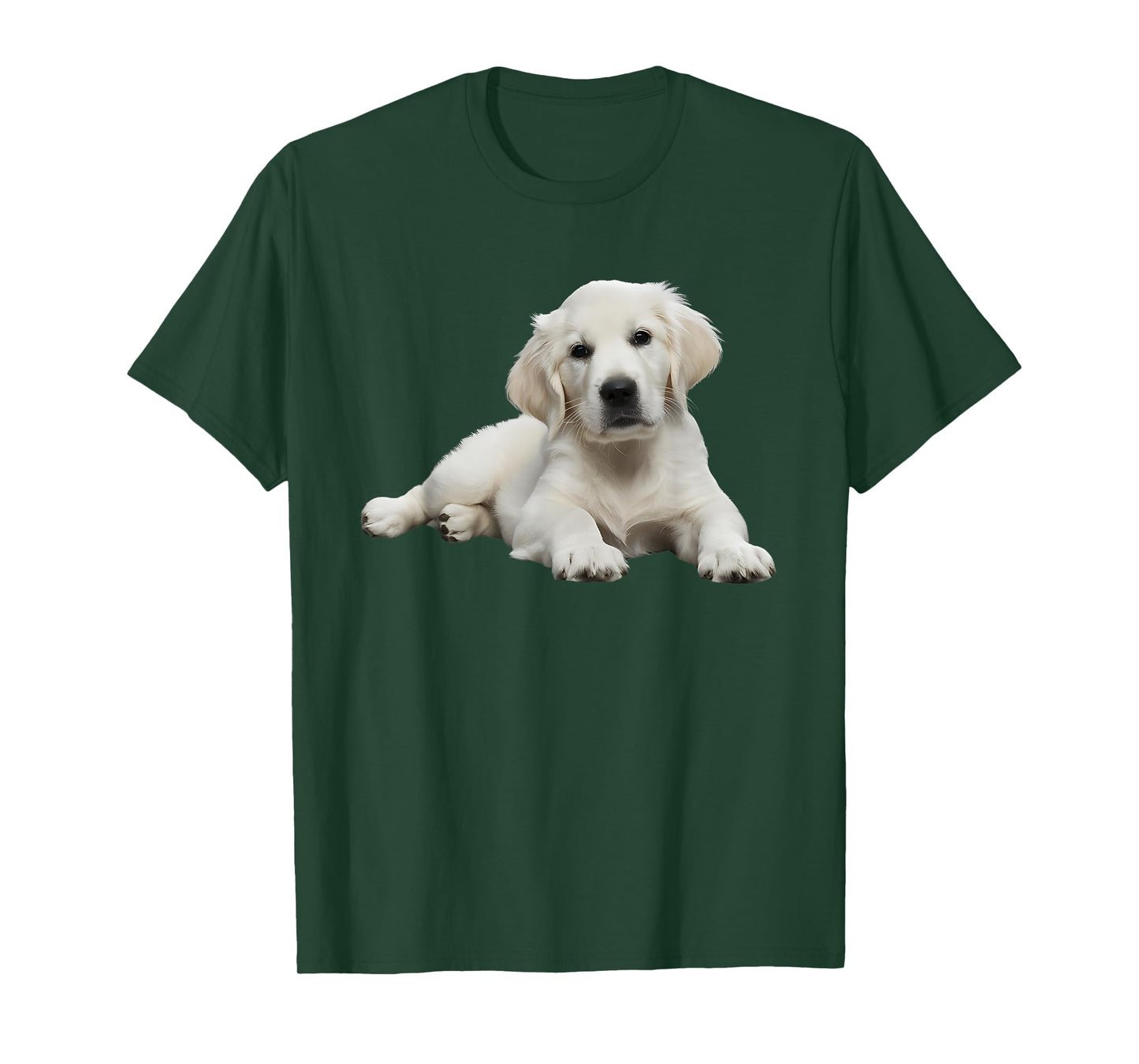 White Lab English Cream Golden Retriever Dog Puppy Mom Girls T-Shirt