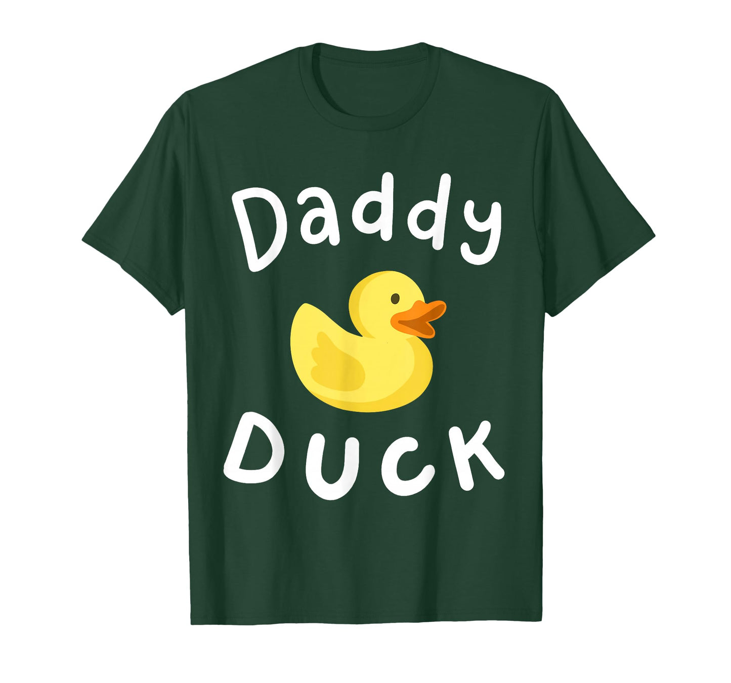 Daddy Duck Birthday Rubber Duck Lover Family Matching Men T-Shirt