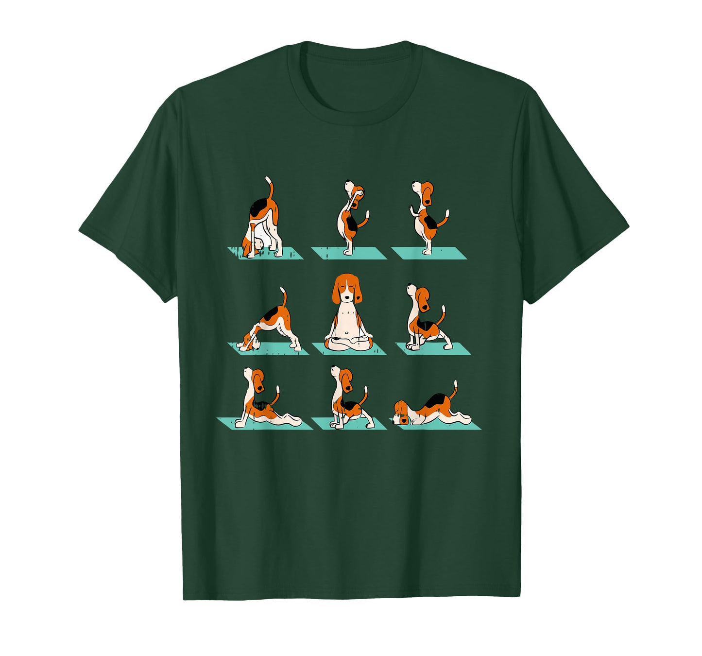 Funny Dog Yoga Pose Lover Namaste Gift Fitness Outfit T-Shirt