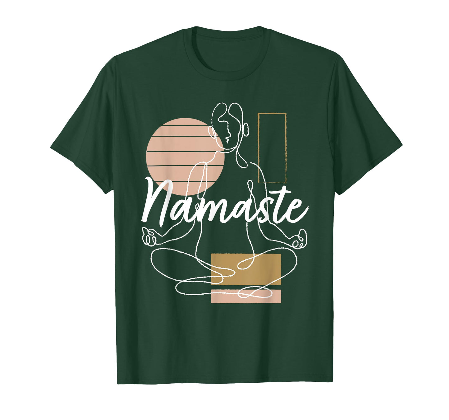 Namaste Girl Yoga Woman Yoga Meditation Yoga T-Shirt