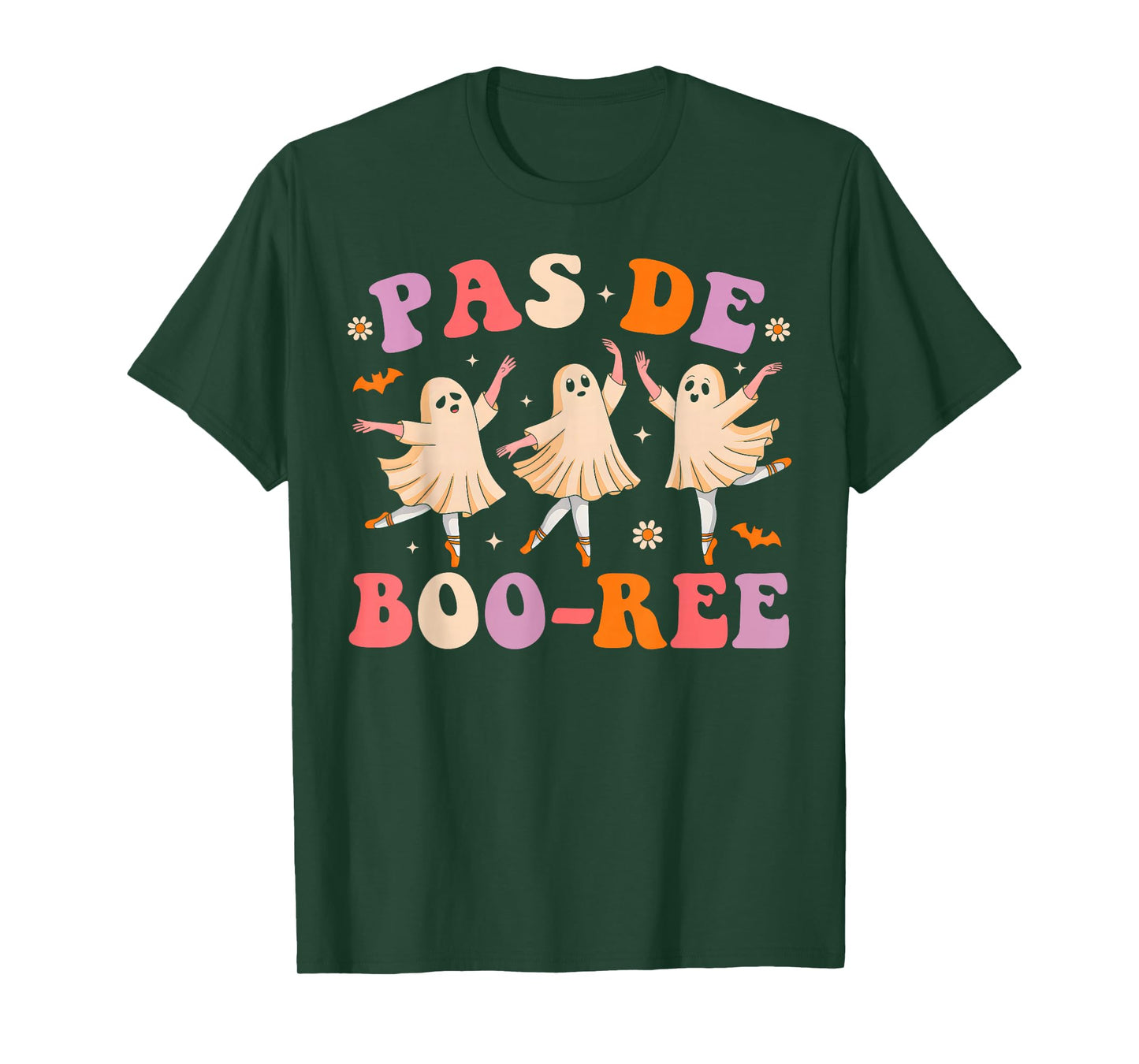 Pas de BOO-rée Ballet Ghost Dancer Dance Teacher Halloween T-Shirt