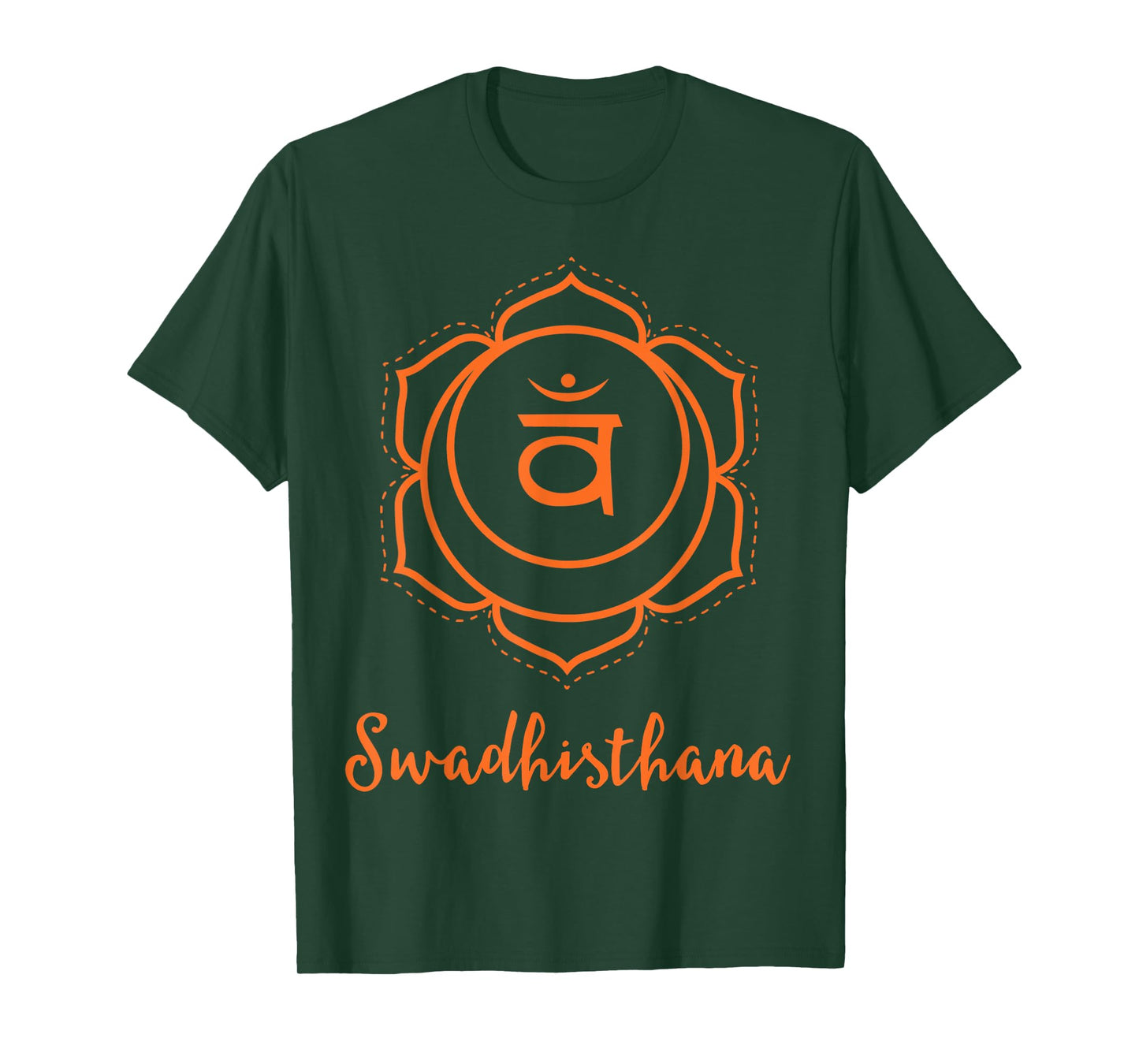 Swadhisthana Orange Sacral Chakra Symbol - Yoga T-Shirt T-Shirt