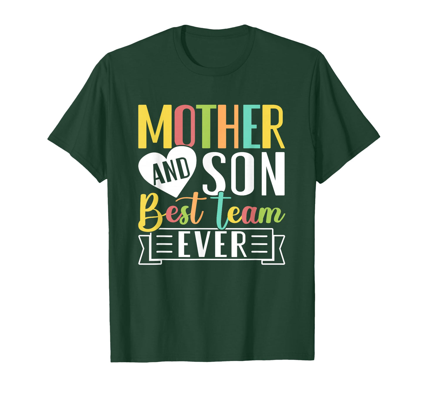 Mothers Day Mama Mom Son Love Mommy Mama Mother's Black Unisex Classic Fit Crew Neck Short Sleeve T-Shirt