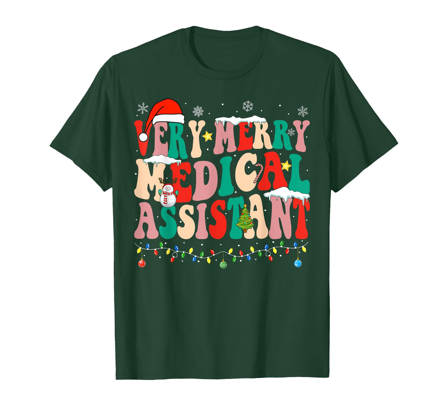 Very Merry Medical Assistant Christmas Medical Assistant T-Shirt