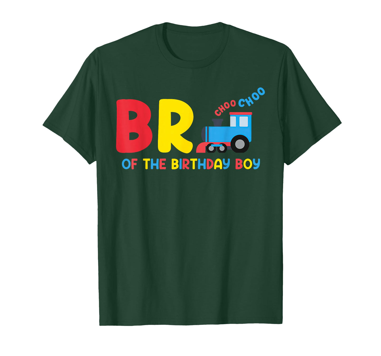 Brother Of The Birthday Boy Choo Choo Train Family Matching T-Shirt