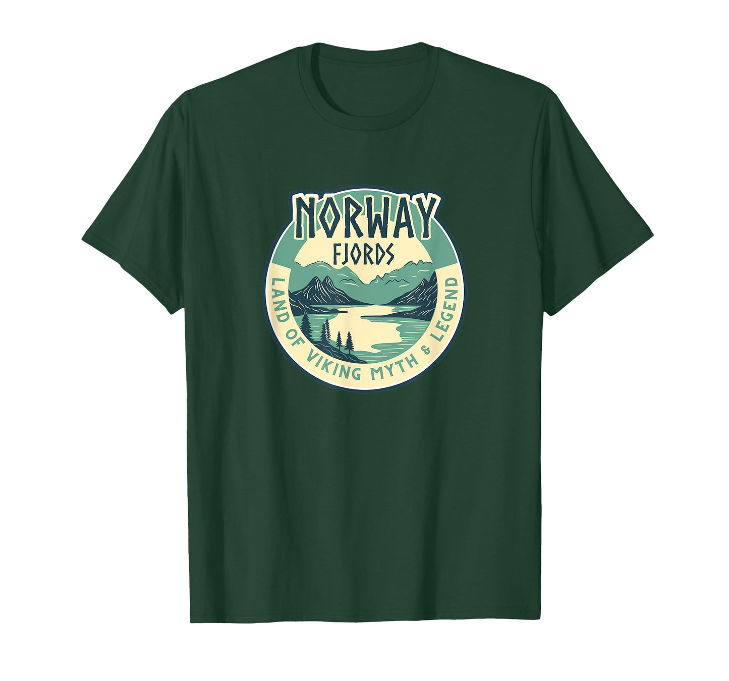 Norway Norwegian Fjords Scandinavia Vacation Vikings Nordic T-Shirt