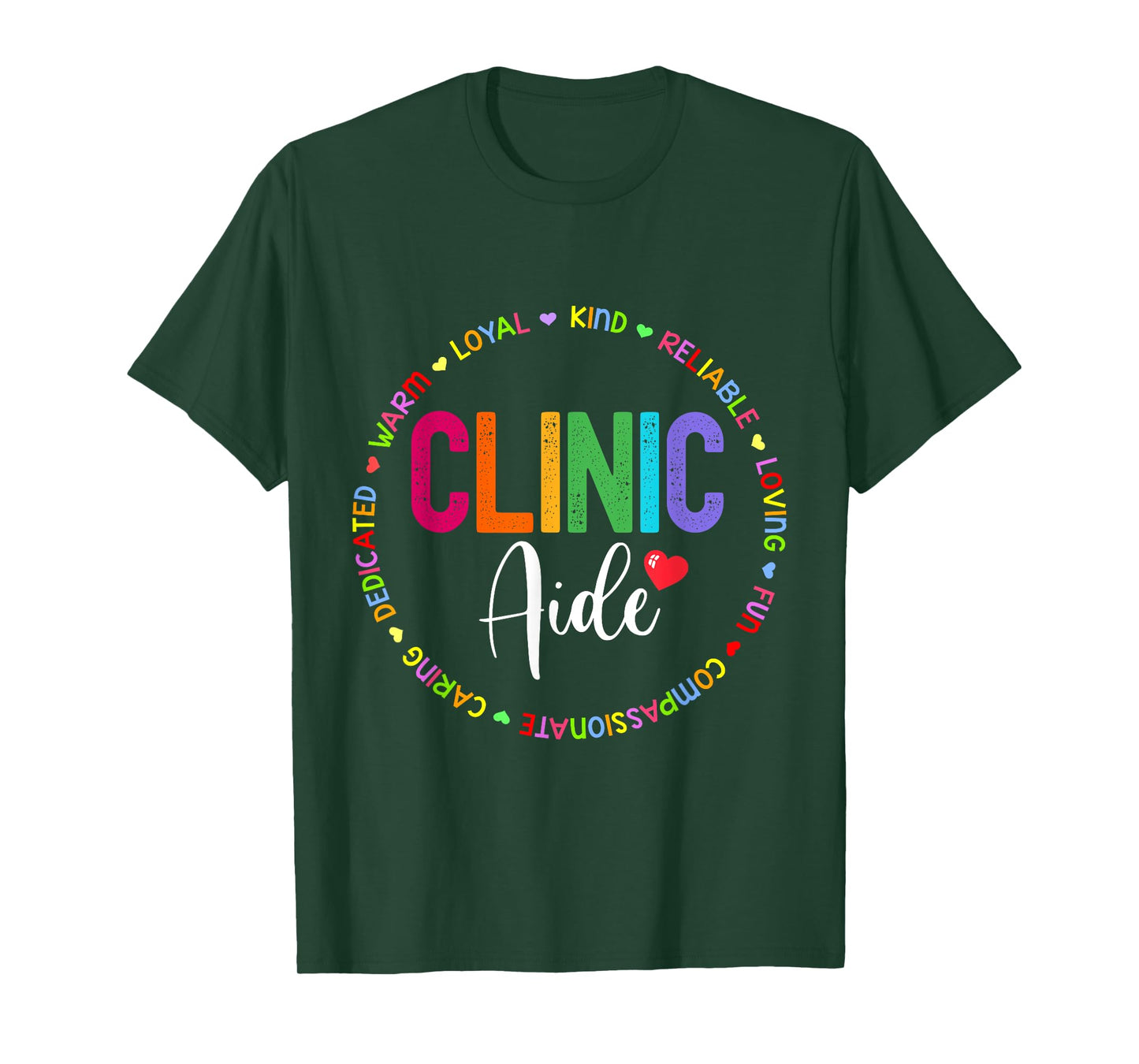 Clinic Aide For School Nurse Appreciation Week Back School T-Shirt