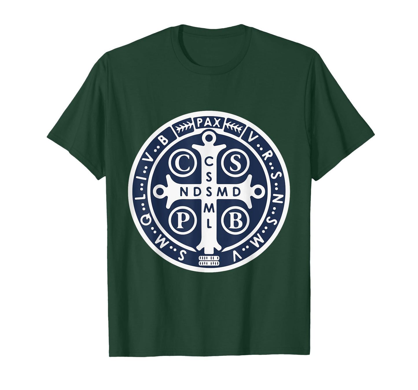Spiritual Religious Christian Catholic St Benedict T-Shirt T-Shirt