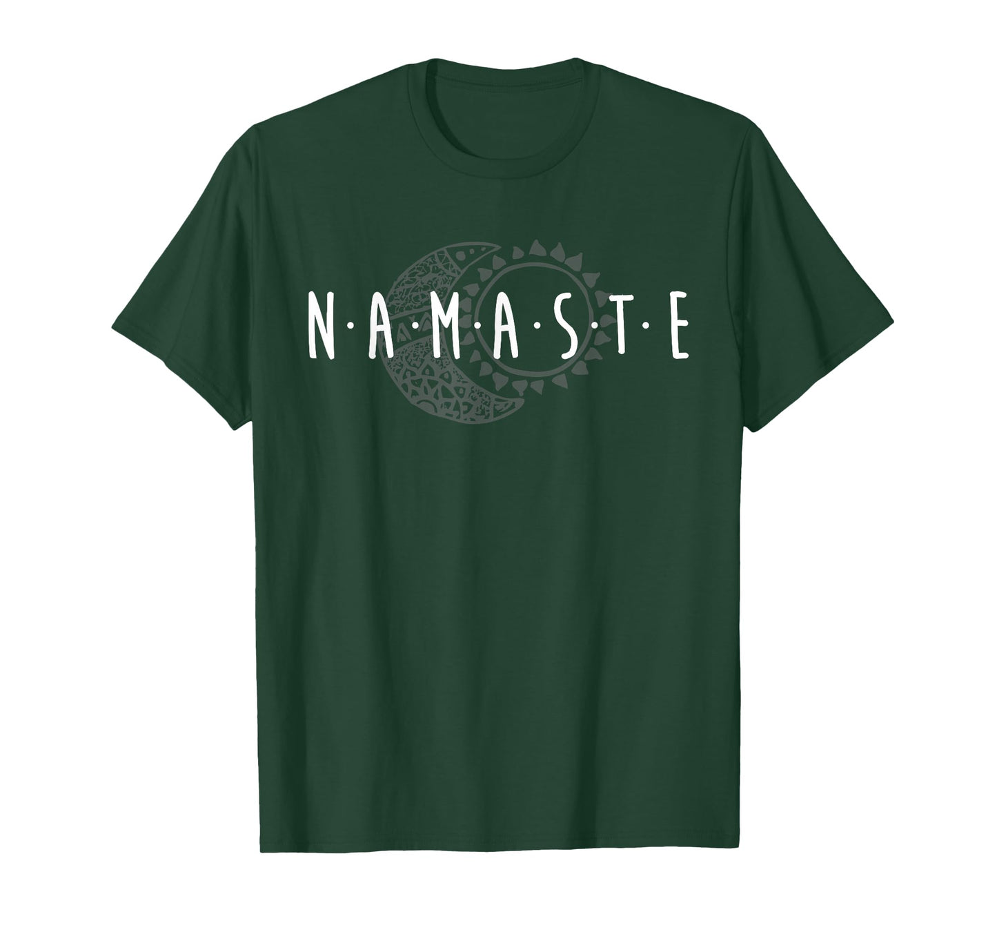 Namaste Sun & Moon Cute Boho Hipster Design Yoga Gift T-Shirt