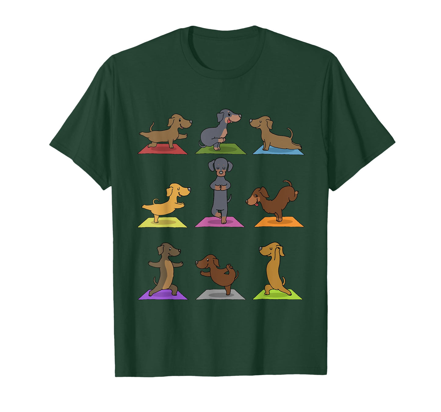 Dachshund Yoga T-Shirt
