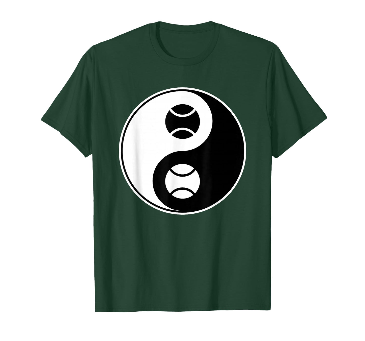 Yin Yang - Tennis Lawn Sports - Buddhist Zhen Spiritual T-Shirt