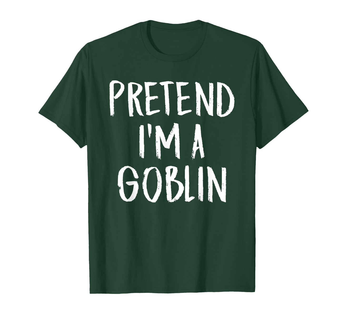 Pretend I'm A Goblin Family Funny Halloween Party Costume T-Shirt