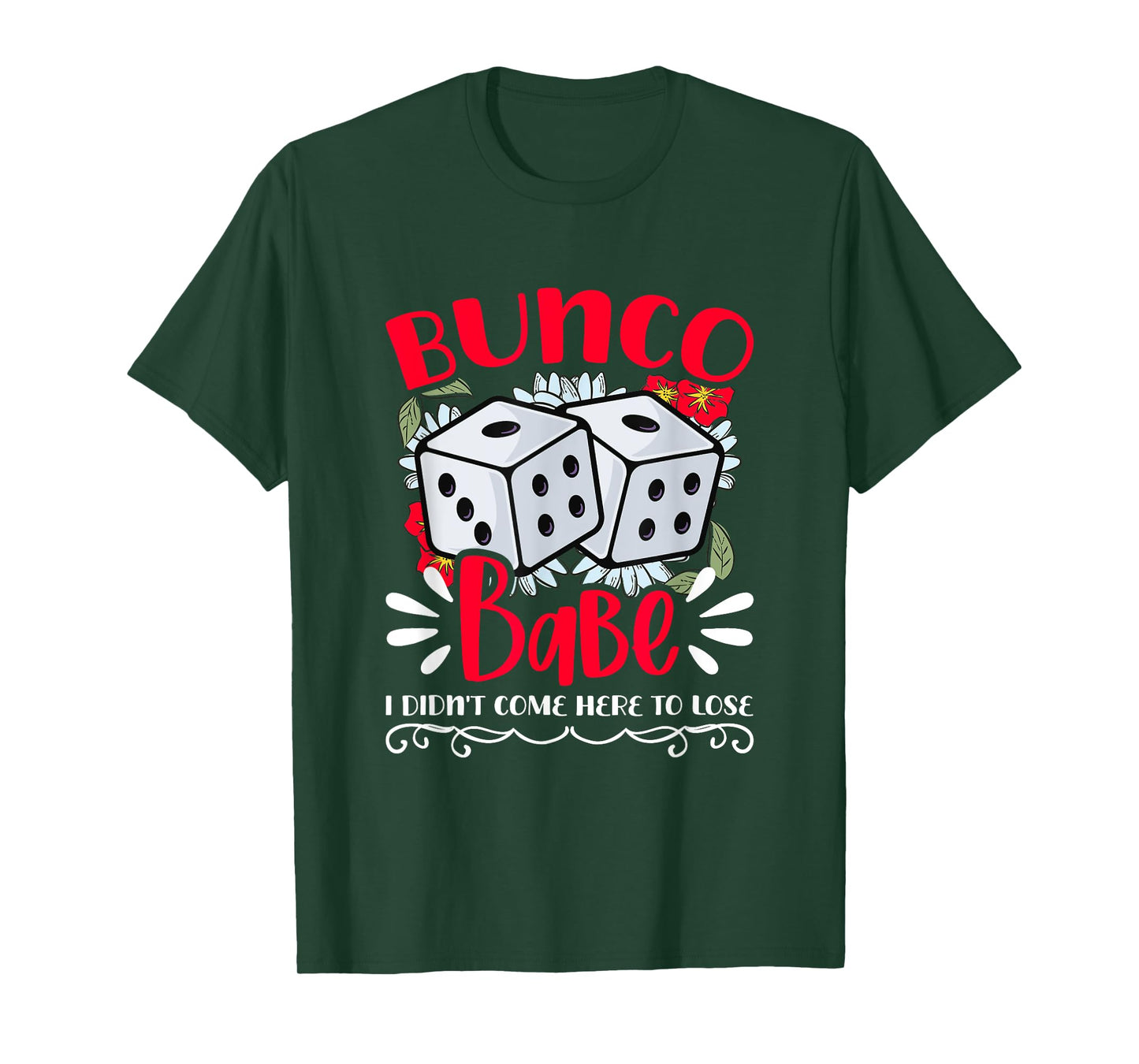 Bunco Babe Bunco Game Night Dice Game Funny Bunco Player T-Shirt