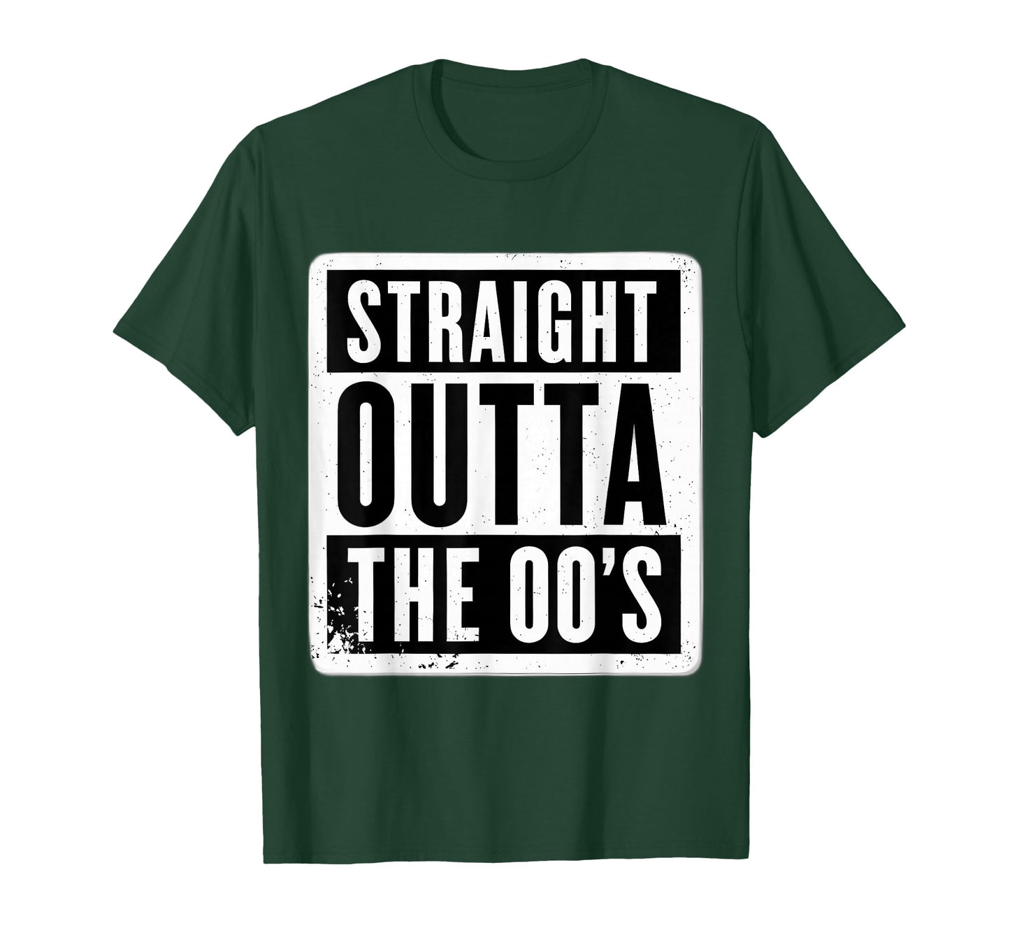 Straight Outta The 00's 2000's Born Birthday Men Women B-day T-Shirt