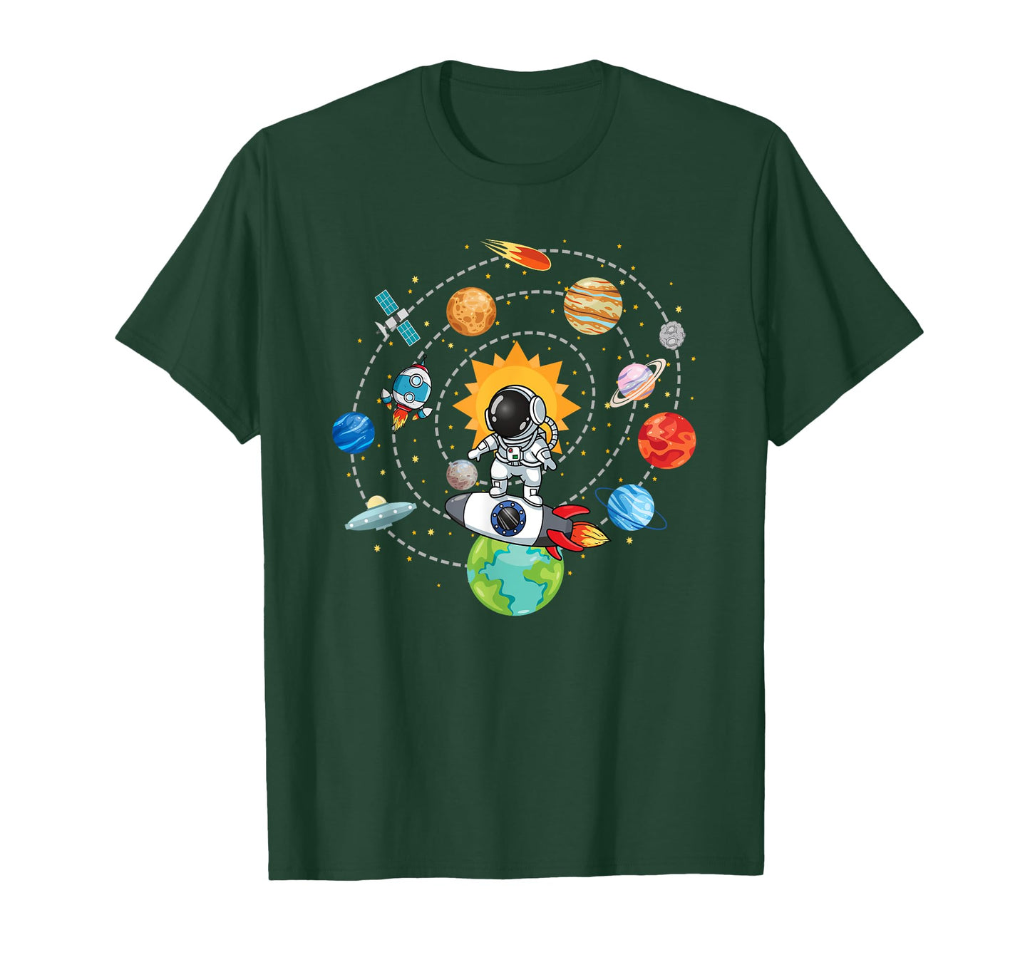 Solar System Planets Science Space Astronaut Universe Galaxy T-Shirt