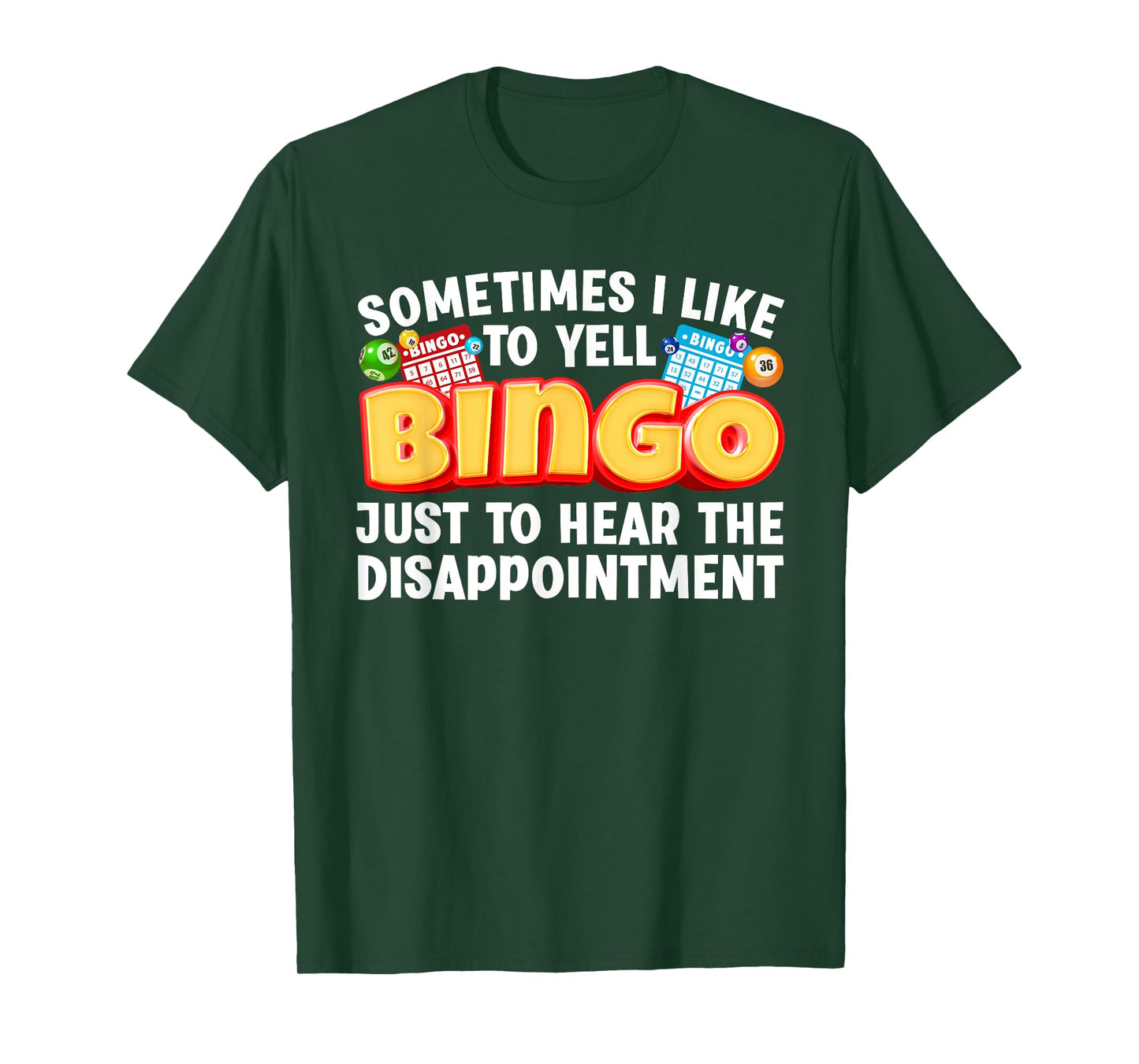 Cool Bingo Design For Men Women Bingo Gambling Bingo Player T-Shirt