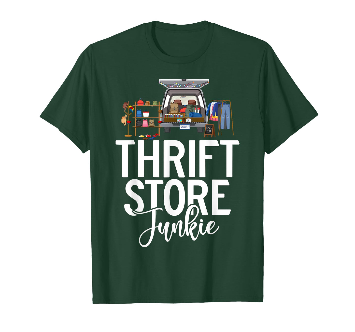 Thrift Store Junkie Thrifting T-Shirt