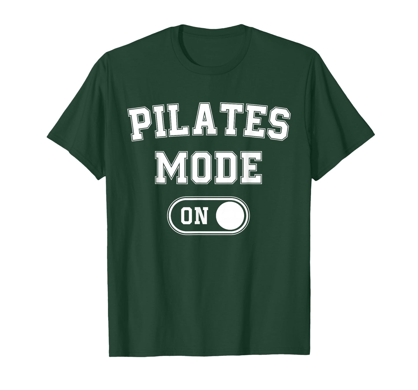 Pilates Mode On Funny Instructor Gift Yoga Fitness Lover T-Shirt