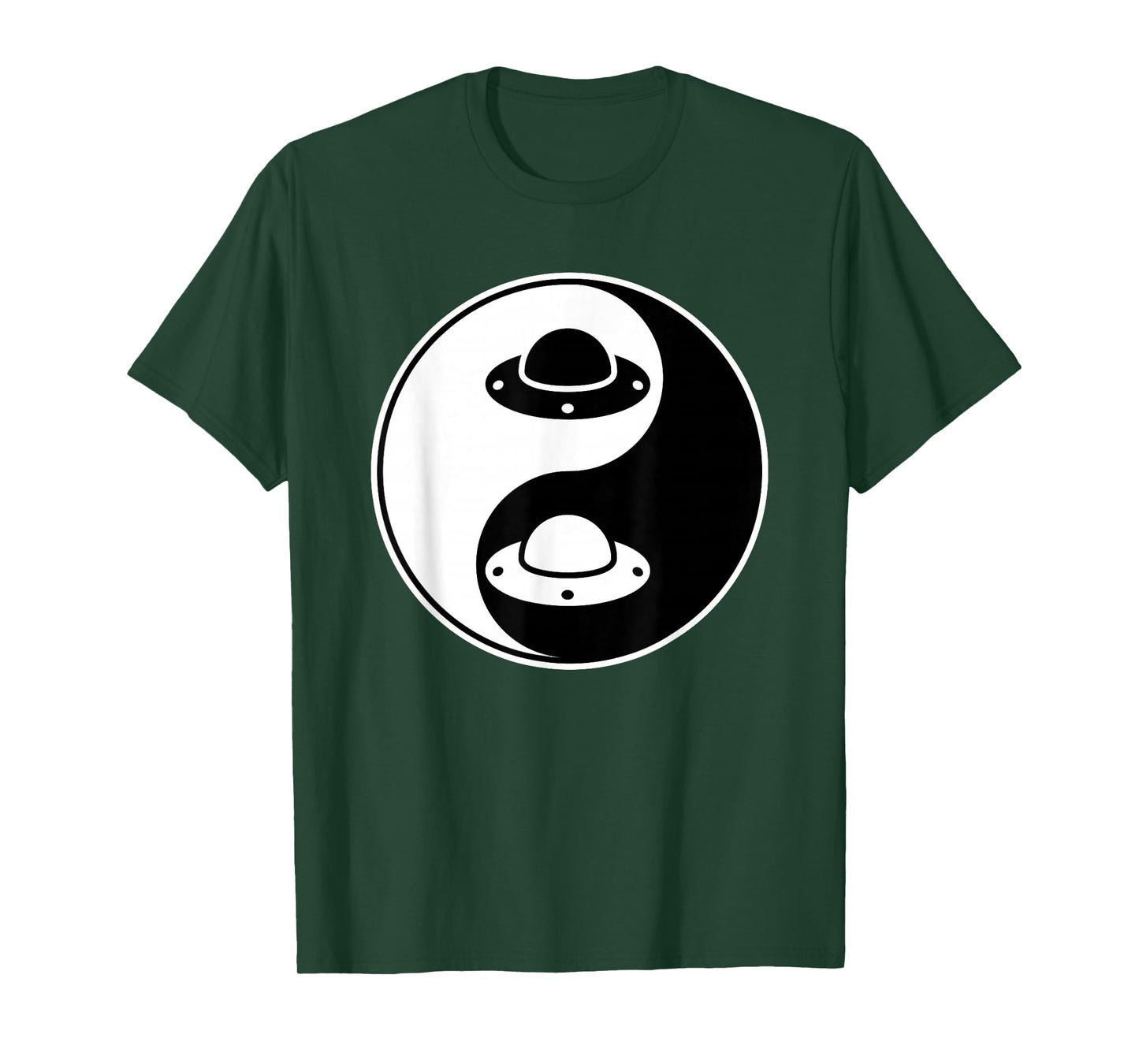 Yin Yang - Alien Ufo Paranormal - Buddhist Zhen Spiritual T-Shirt
