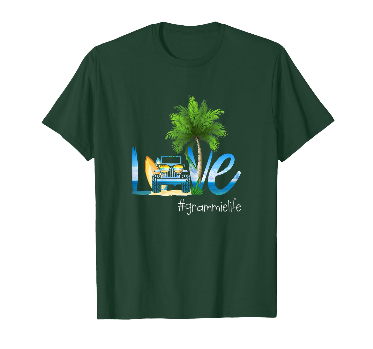 Love Grammie Life-Vacation- Beach and Truck tee Women T-Shirt