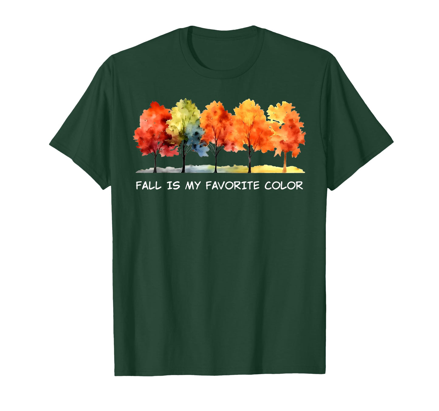 Fall Is My Favorite Color Funny Autumn Lover T-Shirt