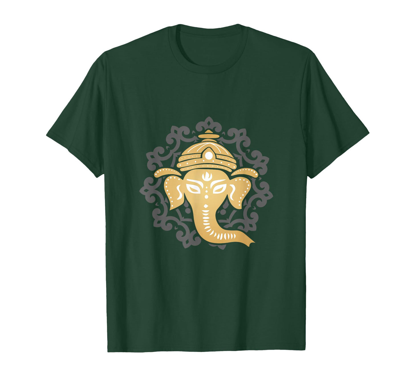 Yoga Mandala Elephant Hindus Dharma Chakra Hinduism T-Shirt
