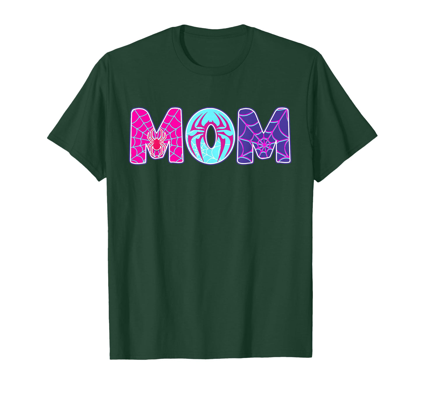 Women Mom Spider Mom Mother's Day Family Birthday T-Shirt