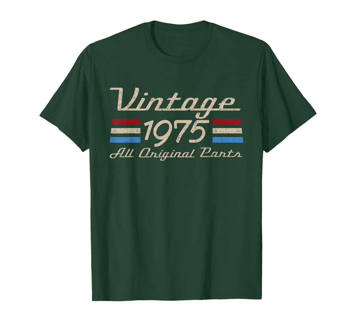 Vintage '75 Retro Birthday Top for Men 50th 1975 Dad USA 50 T-Shirt