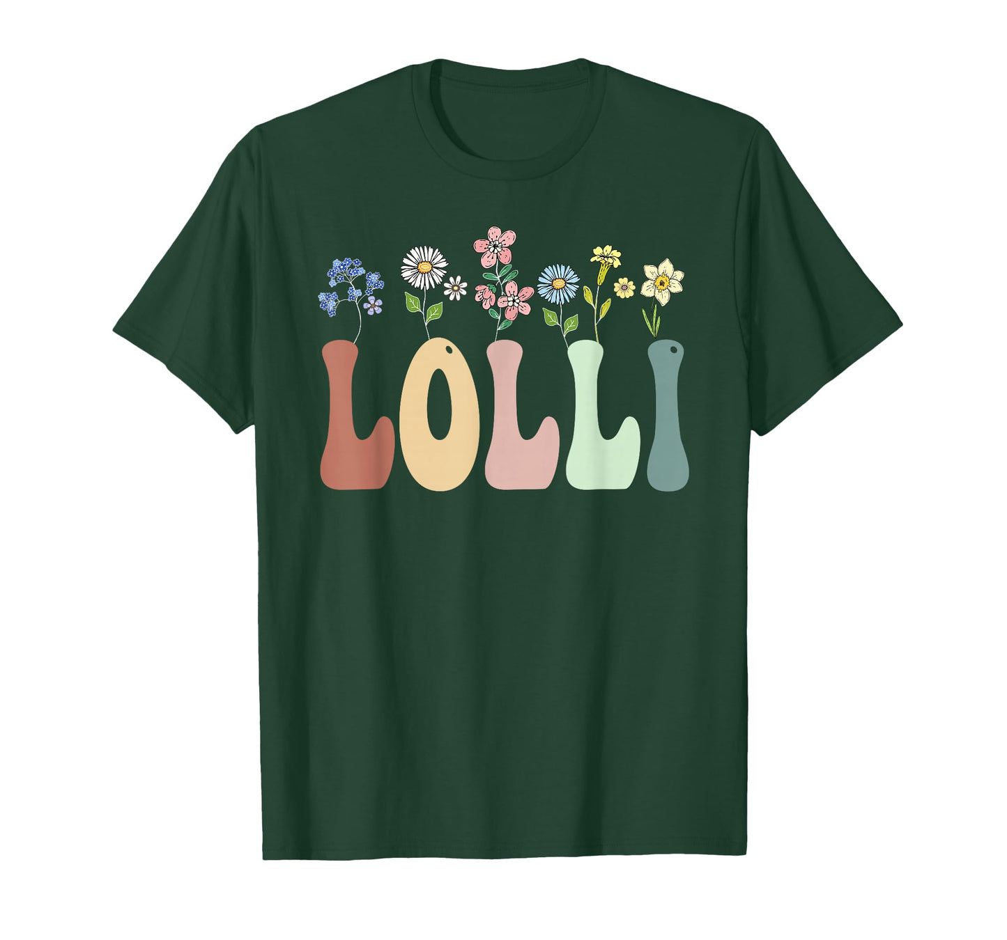 Lolli Gifts Women Wildflower Floral Design Lolli T-Shirt