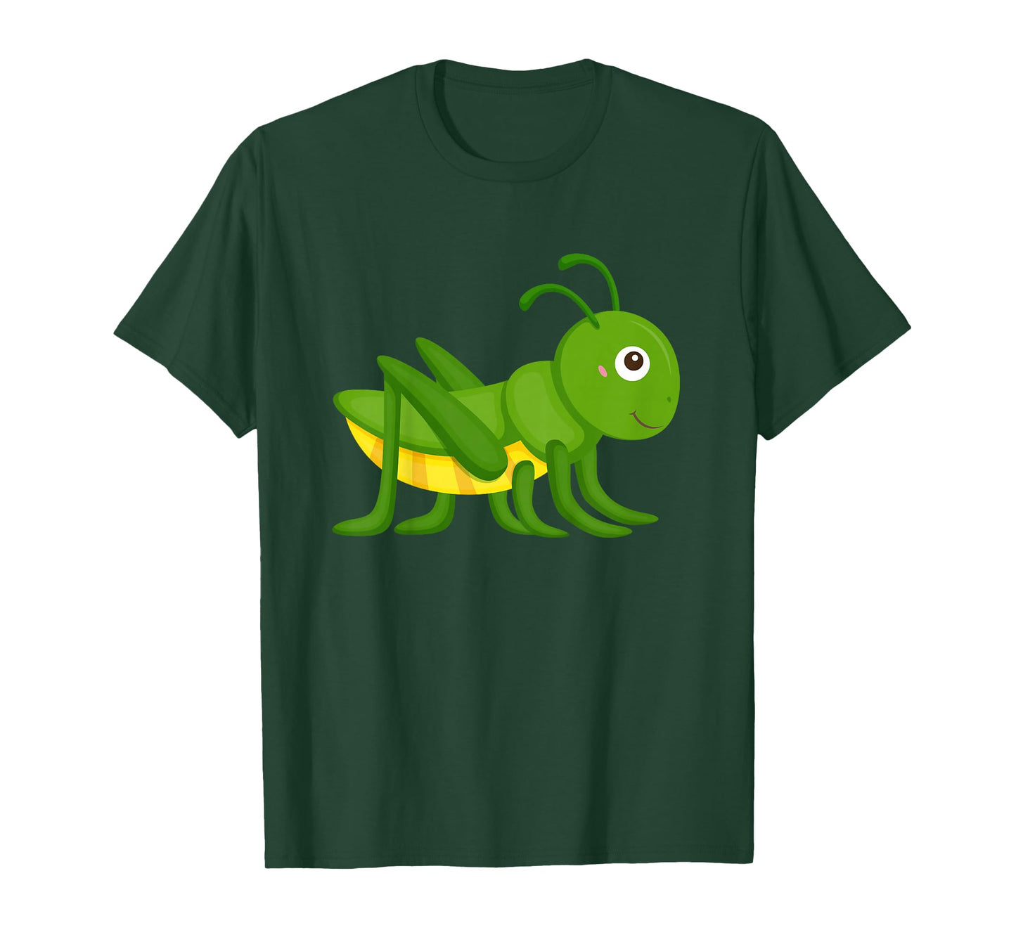 Happy Grasshopper Drawing Boys Girls Toddlers T-Shirt