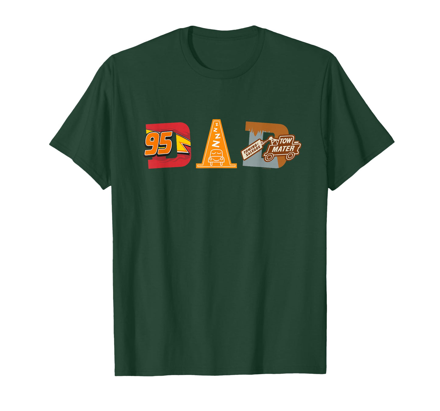 Disney and Pixar’s Cars Cozy Cone Dad Father’s Day Birthday T-Shirt