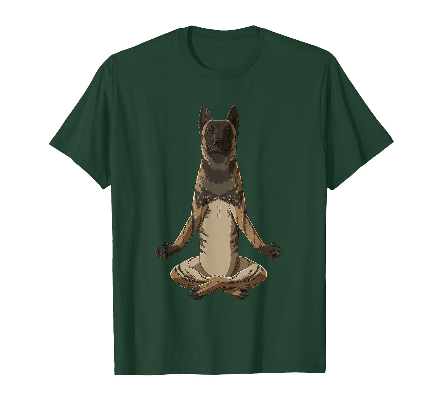 Funny Yoga Dog Dutch Shepherd T-Shirt