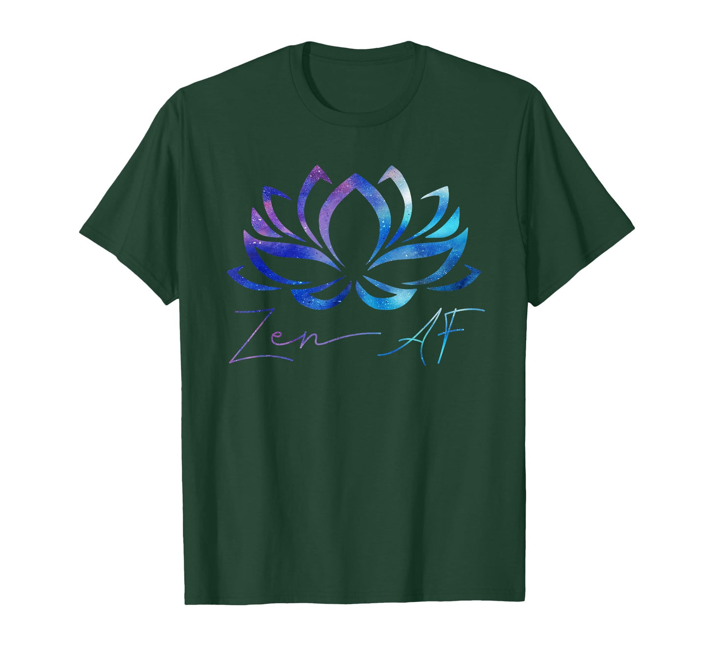 Zen AF Shirt Lotus Flower Funny Gift Yoga Clothes Spiritual T-Shirt