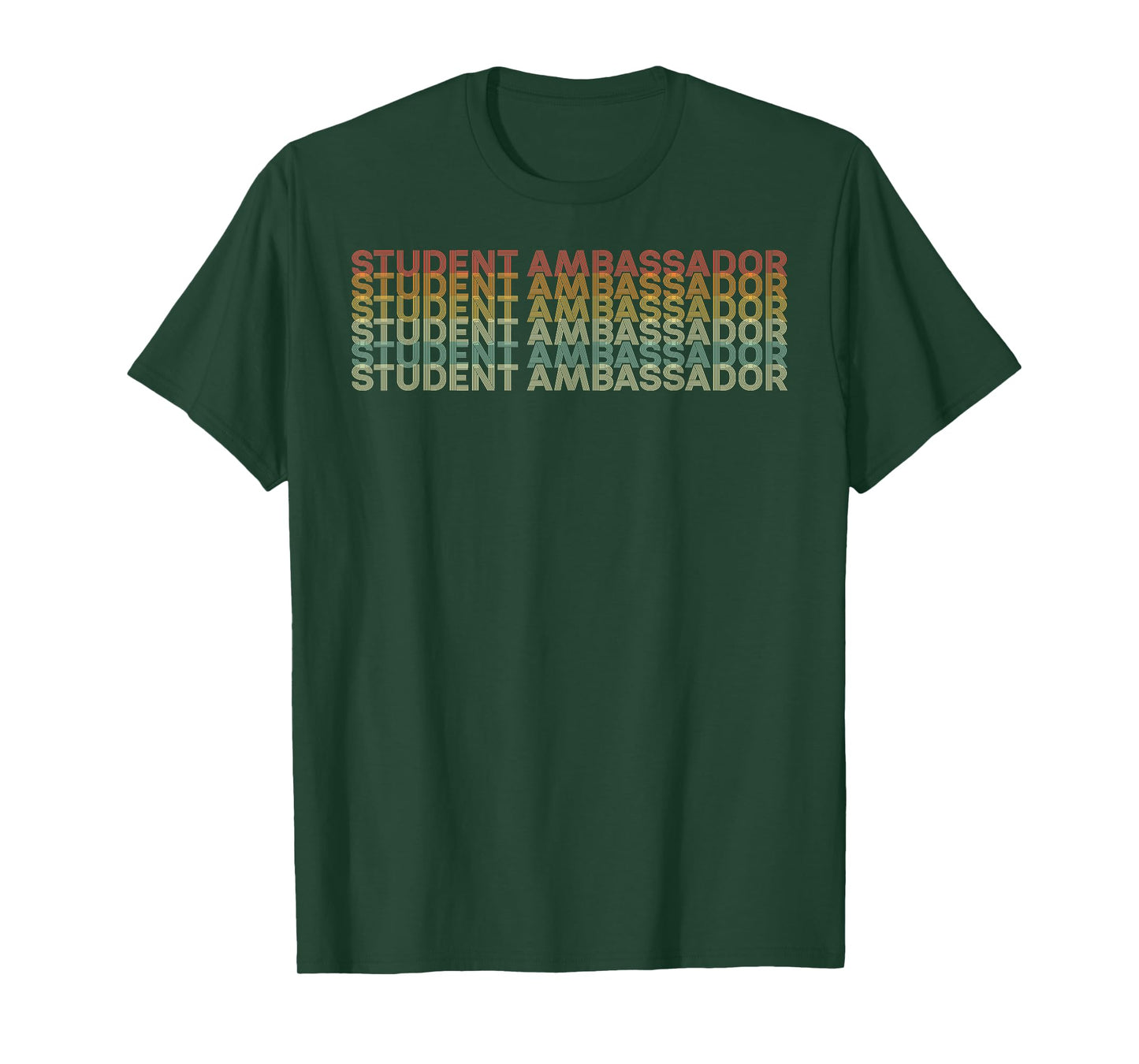 Retro 70s Student Ambassador Job Title T-Shirt