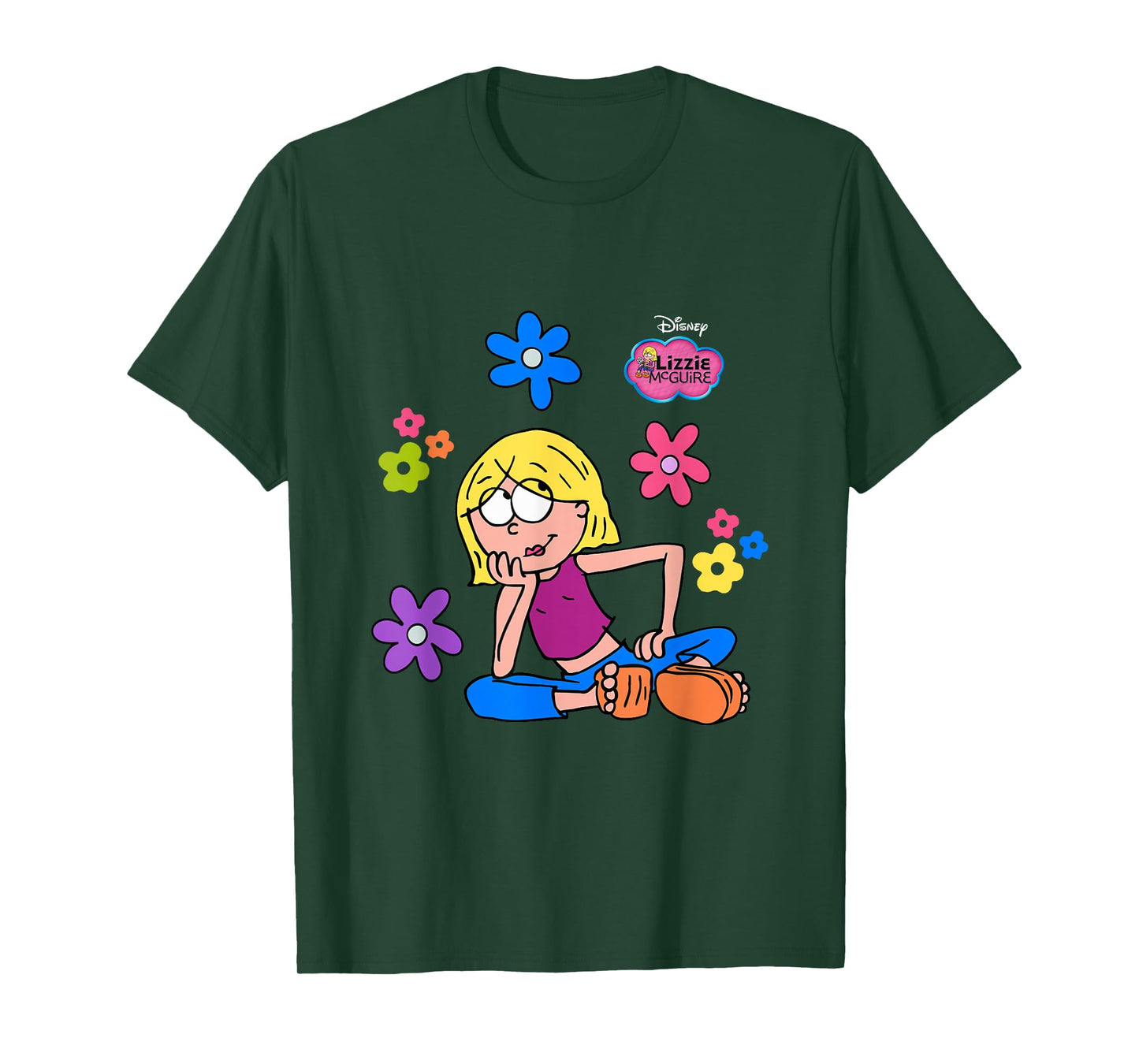 Disney Lizzie McGuire Cartoon Lizzie T-Shirt