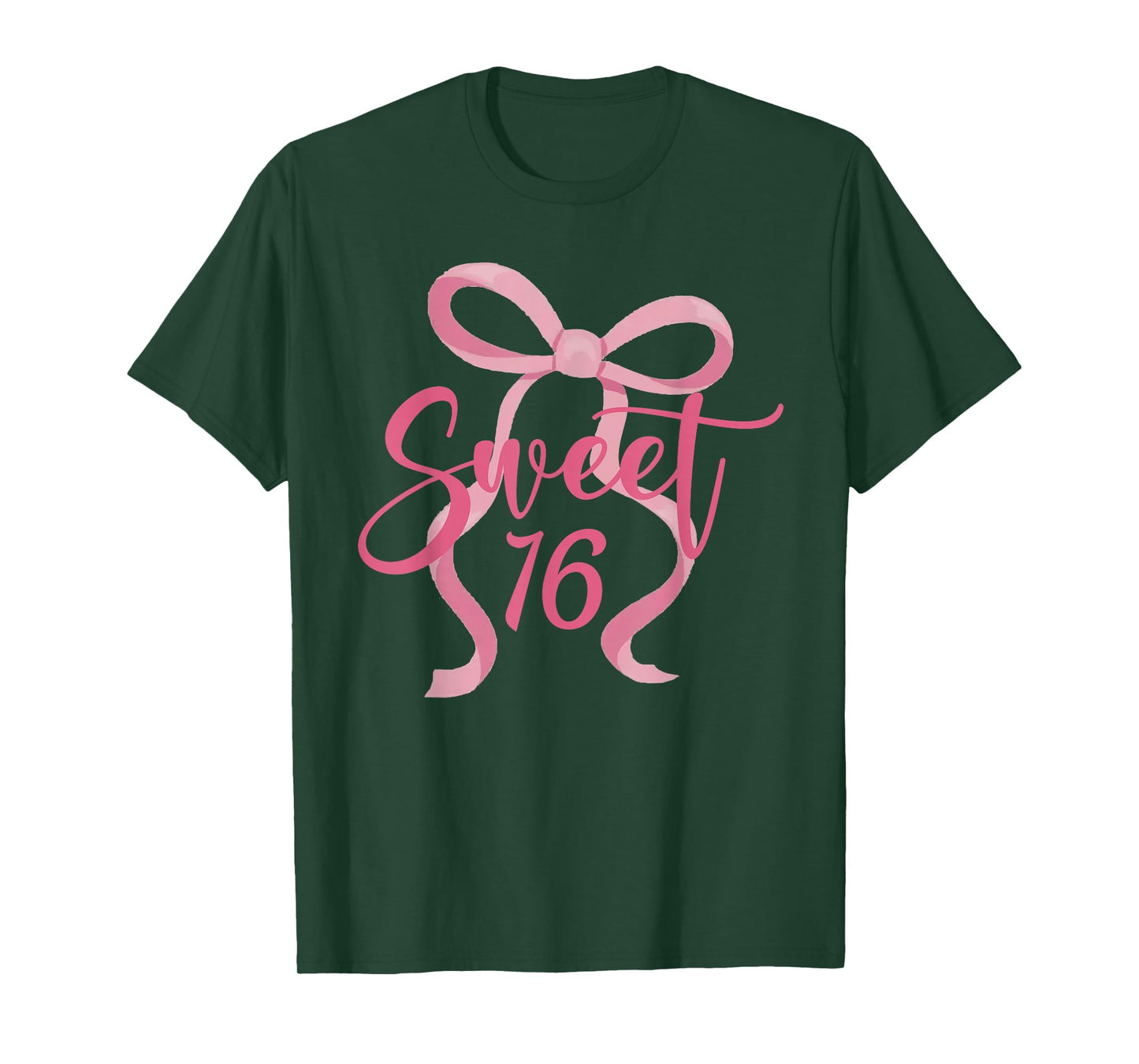 Sweet Sixteen 16th Birthday Girl Coquette 16 Year Old T-Shirt