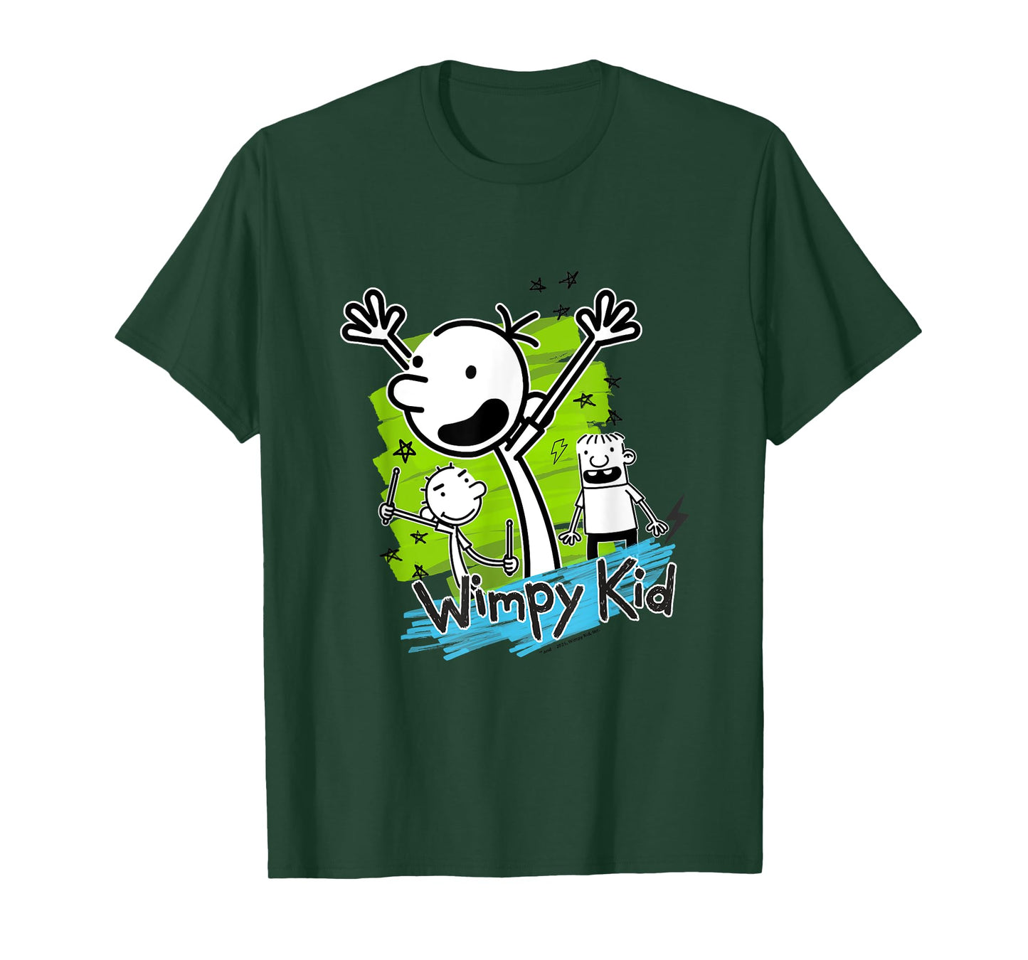Diary of a Wimpy Kid Greg Stars Doodle T-Shirt
