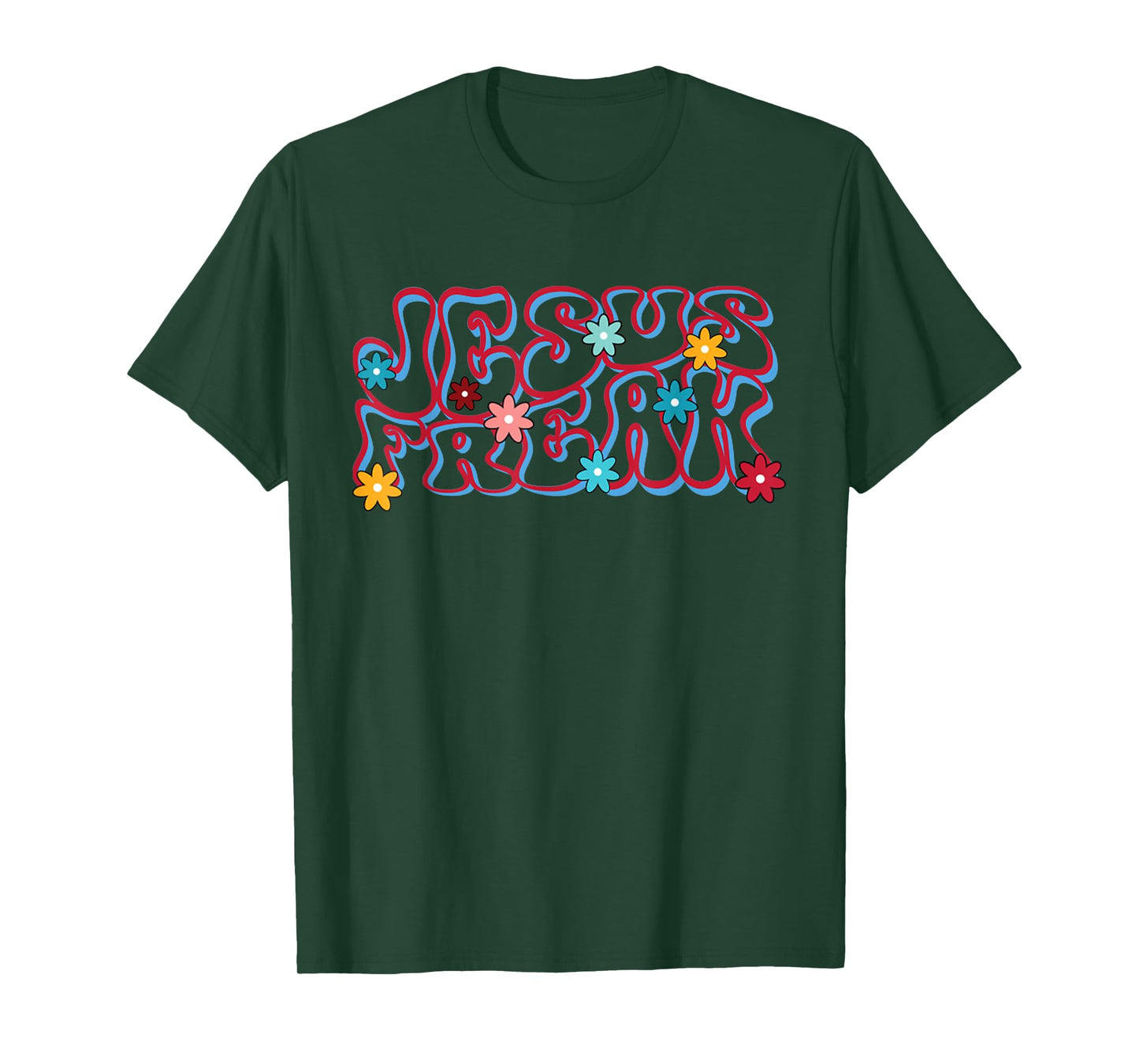 Vintage 70's Retro Jesus Freak Christian Bible Verse T-Shirt
