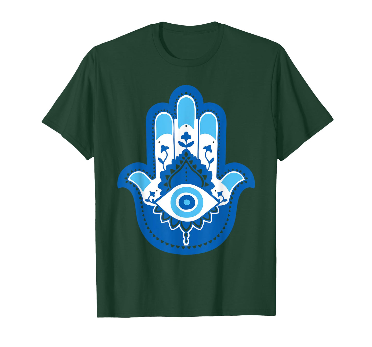 Hamsa Fatima Hand Yoga Graphic T-Shirt