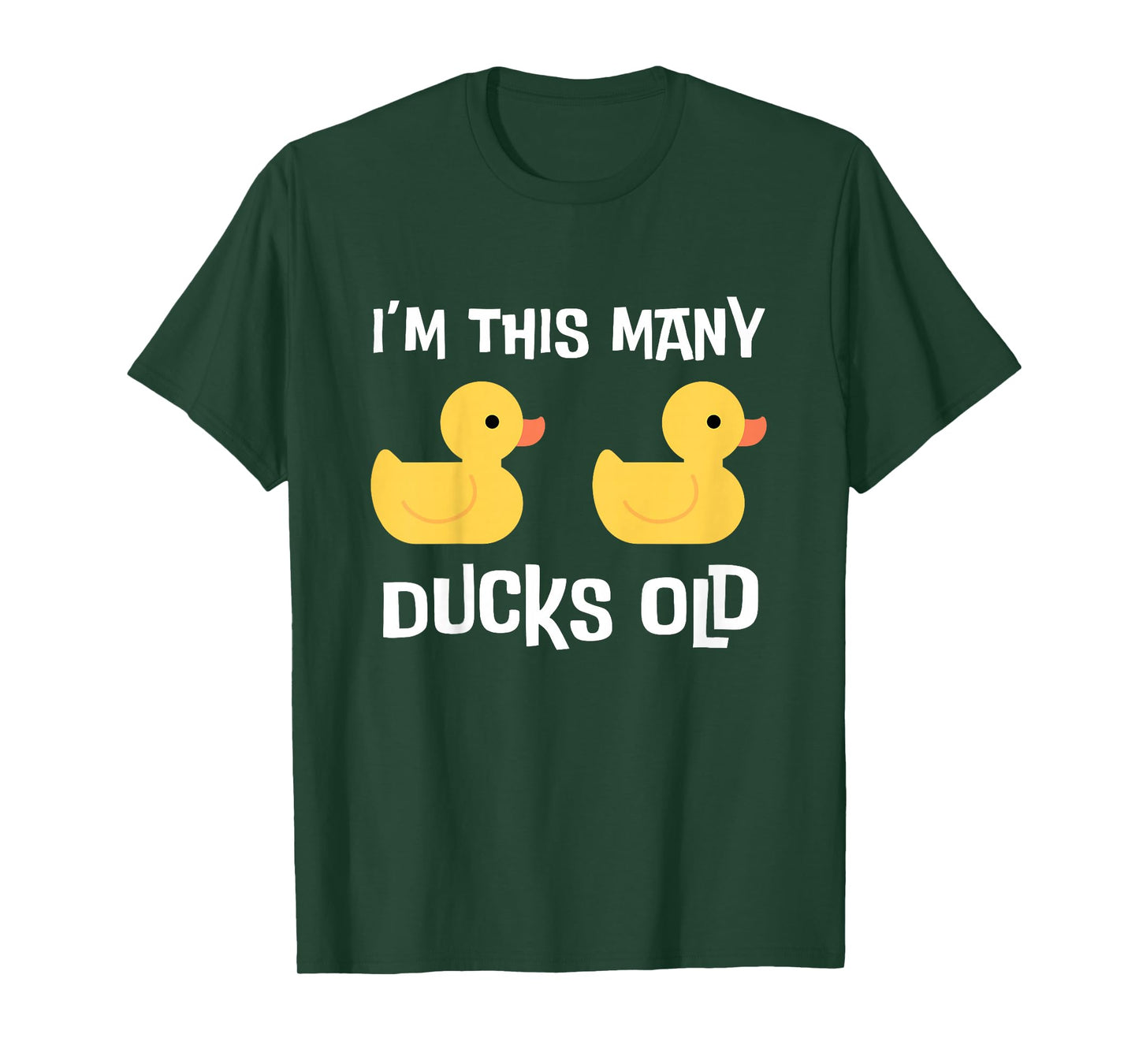 I'm This Many Ducks Old, Duck 2nd Birthday 2 Years Old Bday T-Shirt