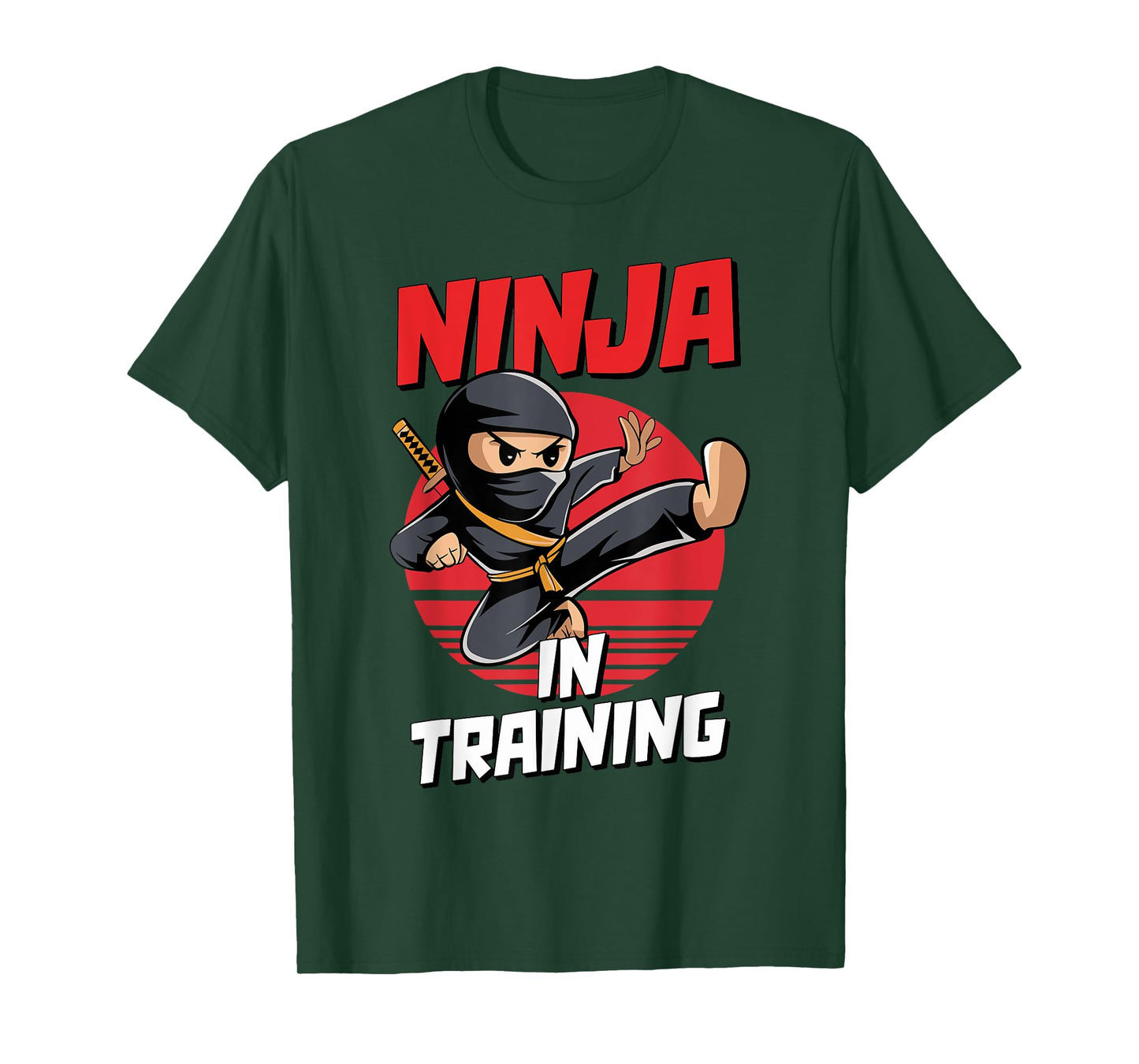 Ninja In Training Costume Party Warrior Boys Girls Kids T-Shirt