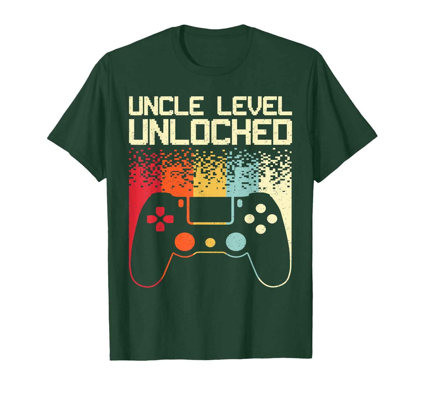 Gaming Uncle Art For Men Video Gamer First Time Uncle To Be T-Shirt
