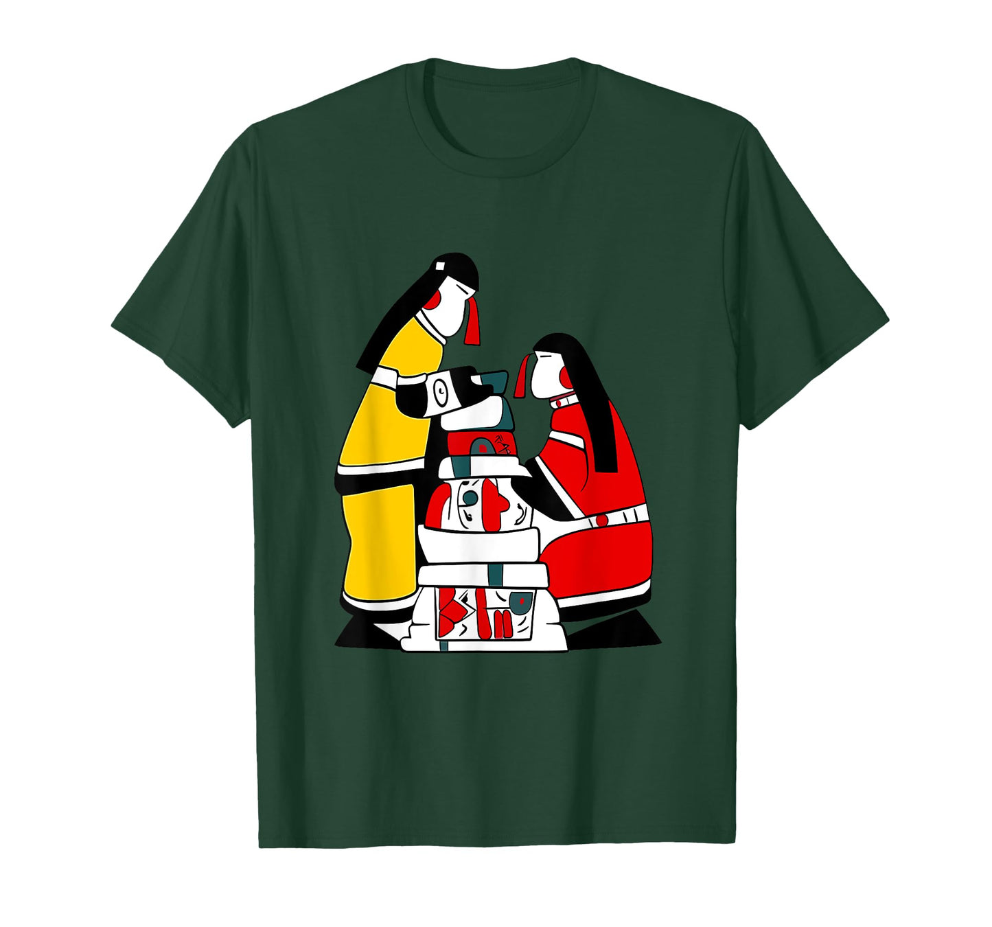Inukshuks Human Figure Native Inuit Style T-Shirt