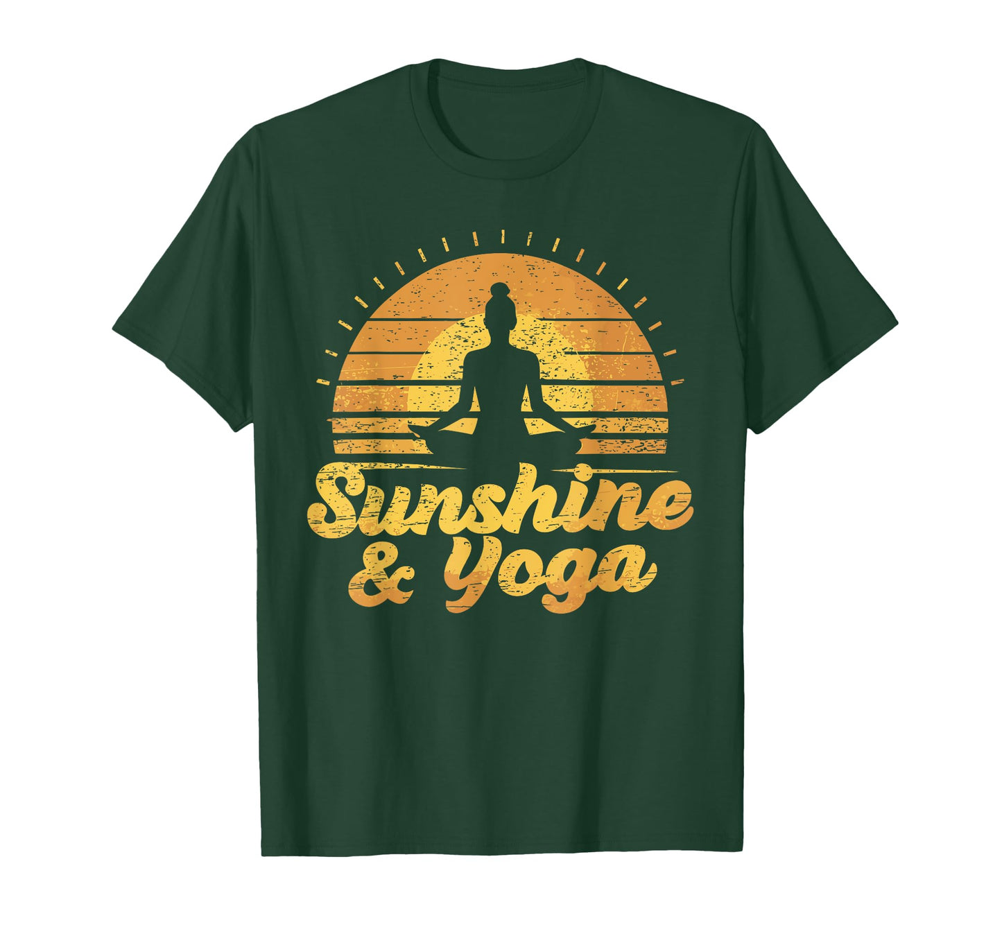 Sunshine & Yoga Shirt for Yoga Practicioner | Summer Yoga T-Shirt for Men Women Kids