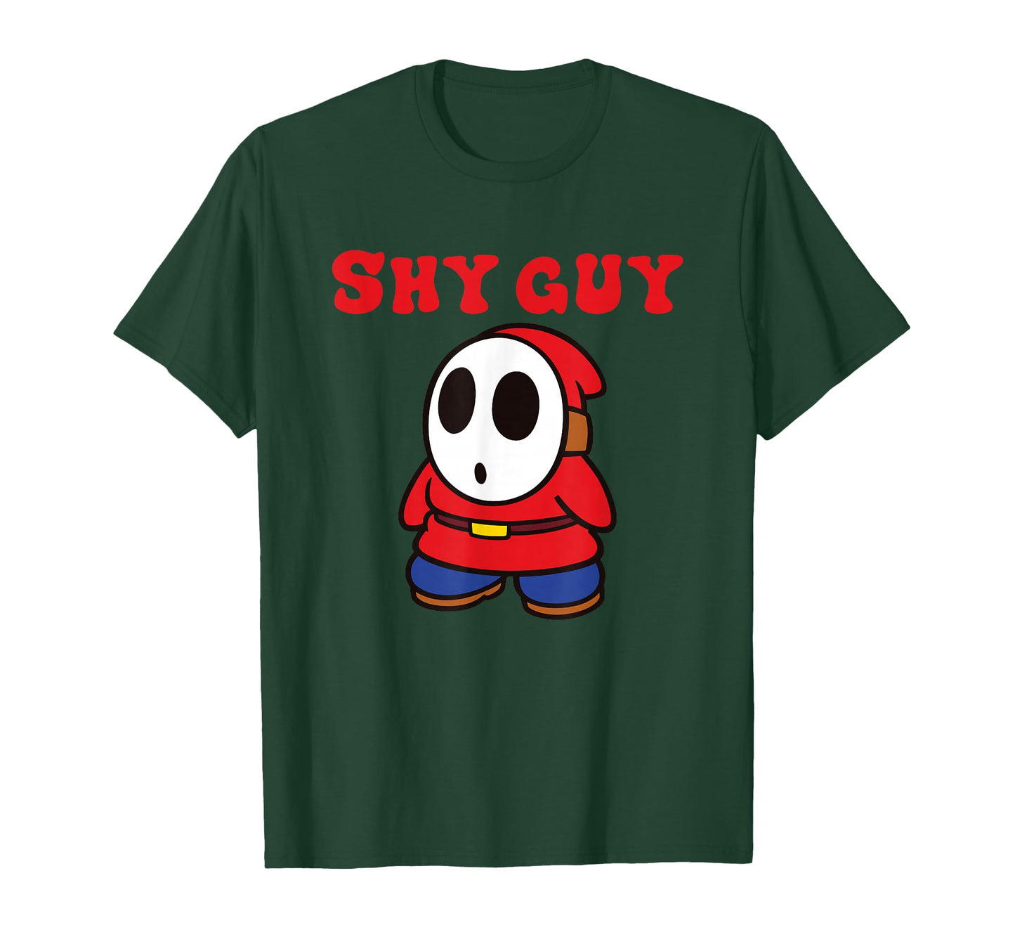 Super Mario Bros Shy Guy Simple Retro Nintendo Icon T-Shirt