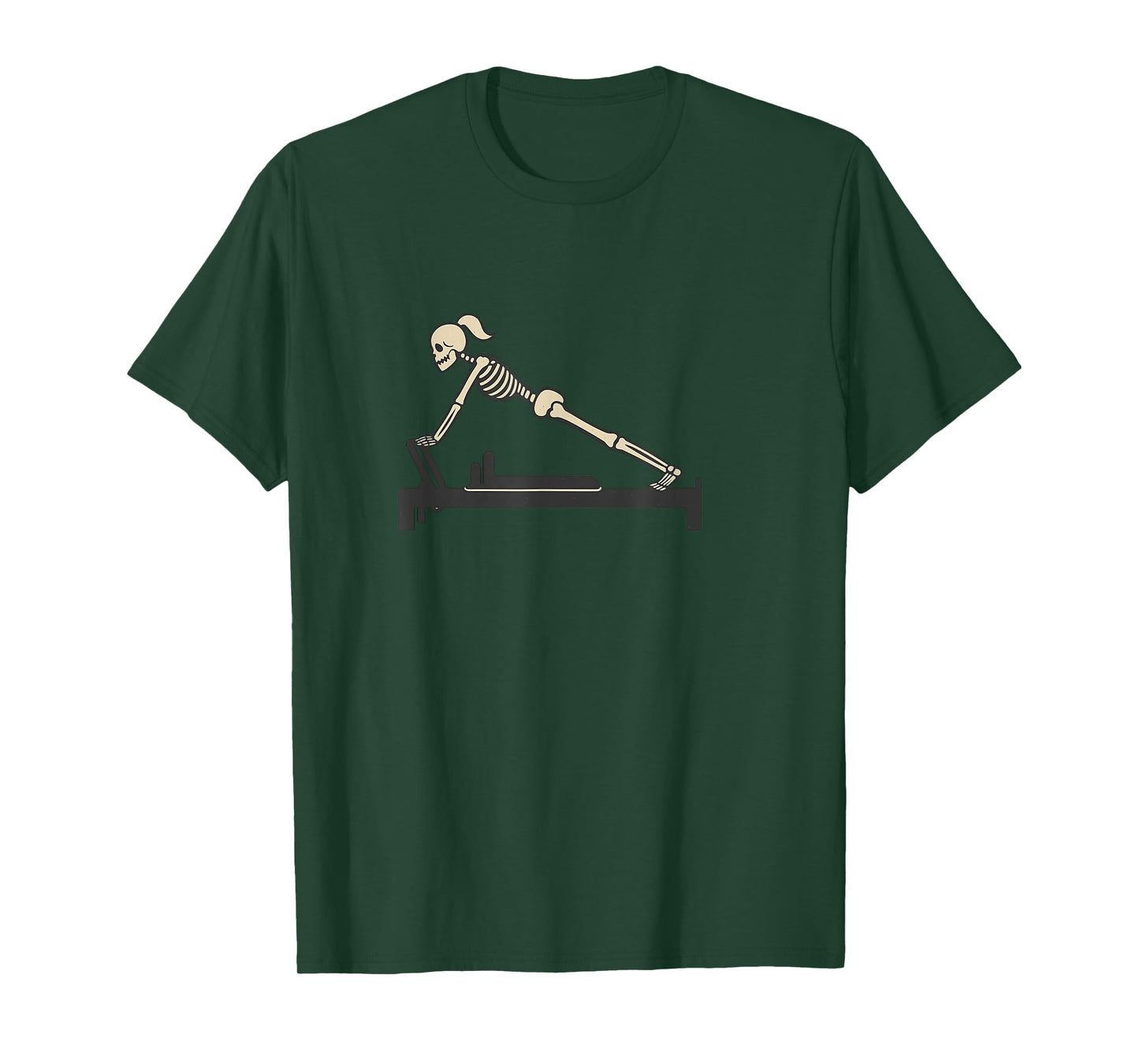 Halloween Skeleton Pilates T-Shirt